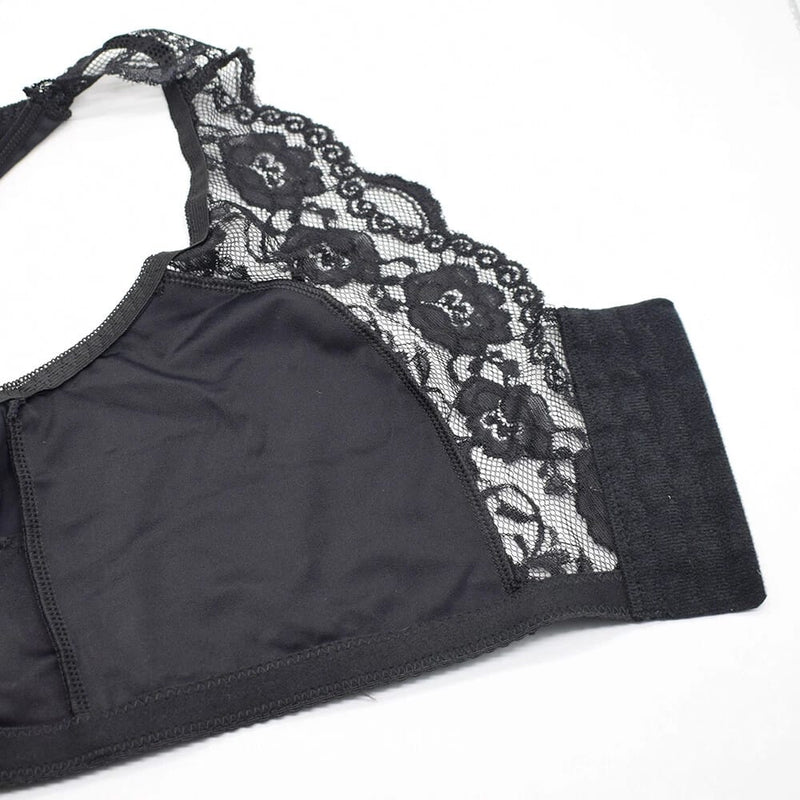 Women's Front Closure Bra Seamless Lace Bra 50720 - TUZZUT Qatar Online Shopping