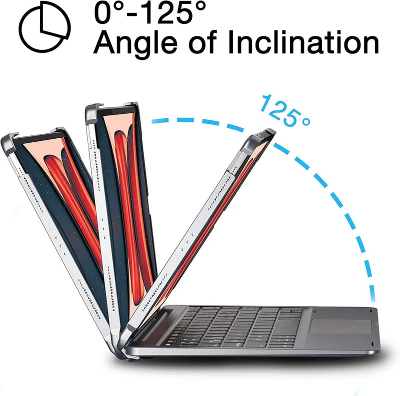 doqo Detachable Keyboard case with Trackpad    F11D - TUZZUT Qatar Online Shopping