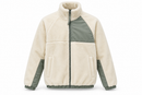 Size-M Men's Cream White Teddy Fleece Winter Jacket  Full Zip MF 1931