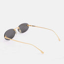 Gold Tone/Black Oval Sunglasses PO1151251 - TUZZUT Qatar Online Shopping
