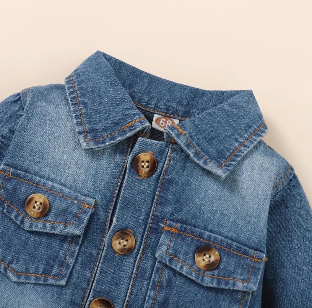 Kid's Romper Outwear Denim Baby Clothes 1384683 Kid's Romper Outwear Denim Baby Clothes 1384683