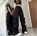 Women Cargo Big Pockets High Waist Pants     611768 - TUZZUT Qatar Online Shopping