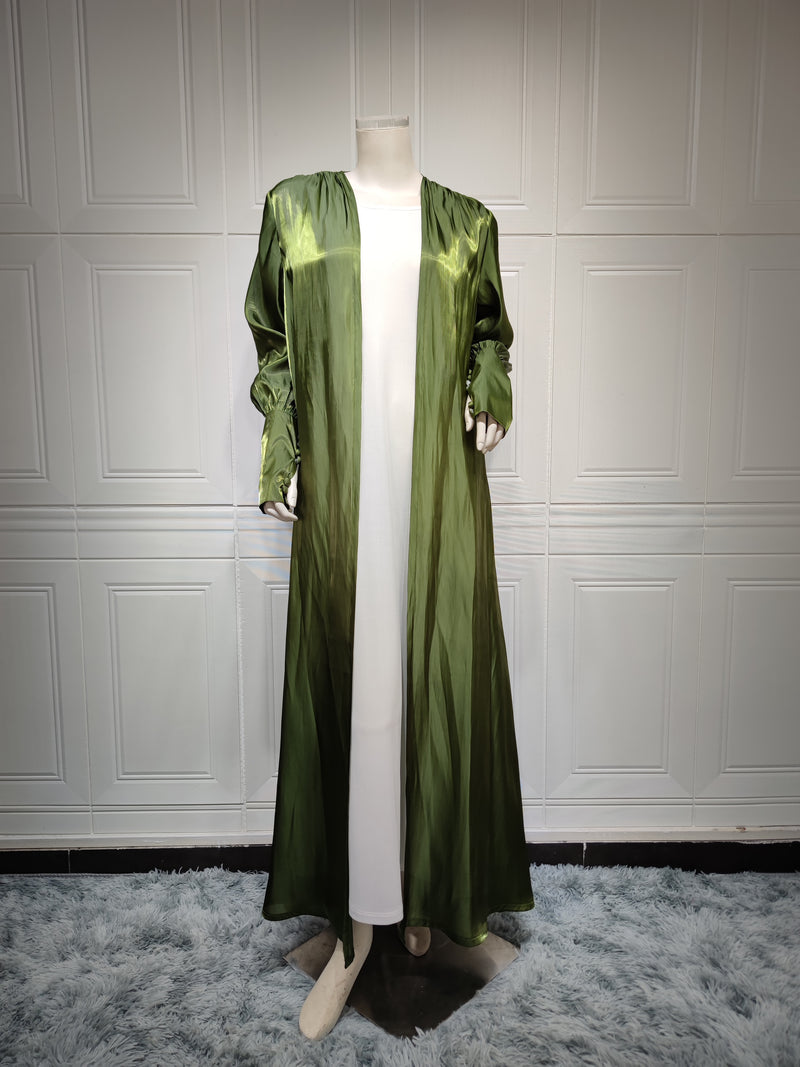 Women's Long Sleeve Solid Color Abaya M 325223