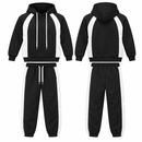 Boys’ Black and White Hoodie & Jogger Set S4869022 - Size 120cm