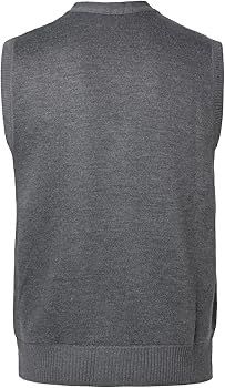 Mens Thick Argyle Sweater Vests Warm Sleeveless Jacket   B187888 - TUZZUT Qatar Online Shopping