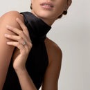 LOVE Ring White Gold Diamonds DN2024 - TUZZUT Qatar Online Shopping