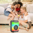 4" Portable Music Mini System Super Bass Speaker 4" 8W 1500mAh -ZQS1443 - Tuzzut.com Qatar Online Shopping