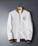 Embroidery White Bomber Men's MN845 - TUZZUT Qatar Online Shopping