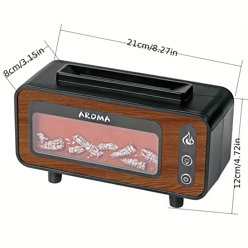 Vintage Fireplace Aroma Diffuser LA-0646 - TUZZUT Qatar Online Shopping