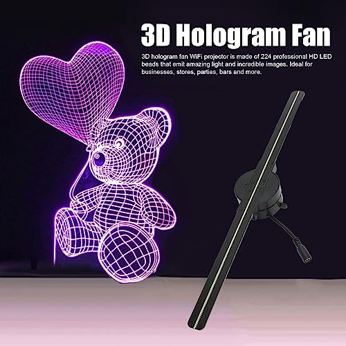 3D Holographic Fan  83511 - TUZZUT Qatar Online Shopping