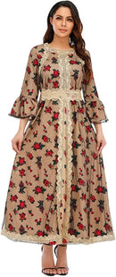 Berrysun Dress for Ramadan Eid Mubarak Kaftan Abaya Dubai Turkish Islam Saudi Arabistan Pakistan Muslim Women   B70712 - TUZZUT Qatar Online Shopping