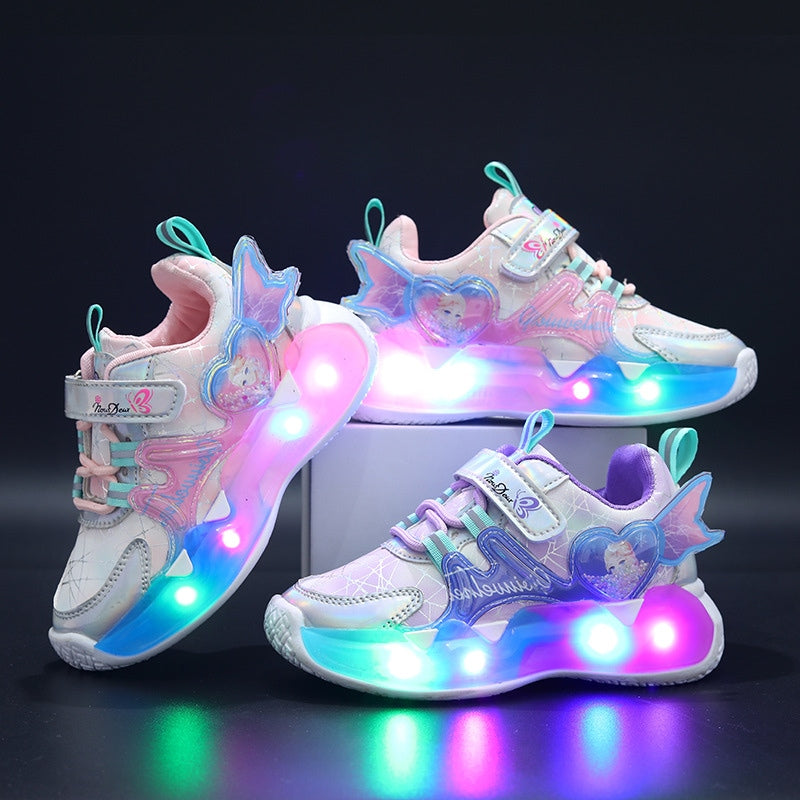 Kid's Girls And Boys Sneakers Lights Shoes Fashion 447265 Size-22