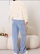 Women Loose Casual V-neck Short Outerwear   323764 - TUZZUT Qatar Online Shopping