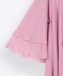 New Women's V-neck Large Size Dress High Waist Short Sleeve Slim Waist Summer Clothing Fashion - TUZZUT Qatar Online Shopping