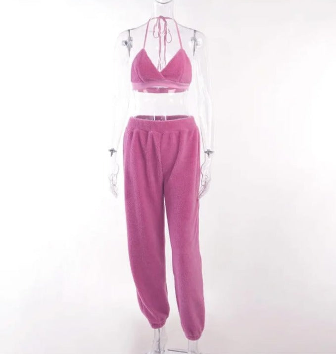 Custom Jogger 3 Women Piece Set Sweatsuit Women Tracksuit Crop Top Coats Three Pieces Pants Set Winter Women Fur Outfits S B-201789 Custom Jogger 3 Women Piece Set Sweatsuit Women Tracksuit Crop Top Coats Three Pieces Pants Set Winter Women Fur Outfits S B-201789