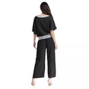 Womens Top Casual Pantsuit Party Blouse Lady Outfit Formal Pant Sets   B255210 - TUZZUT Qatar Online Shopping
