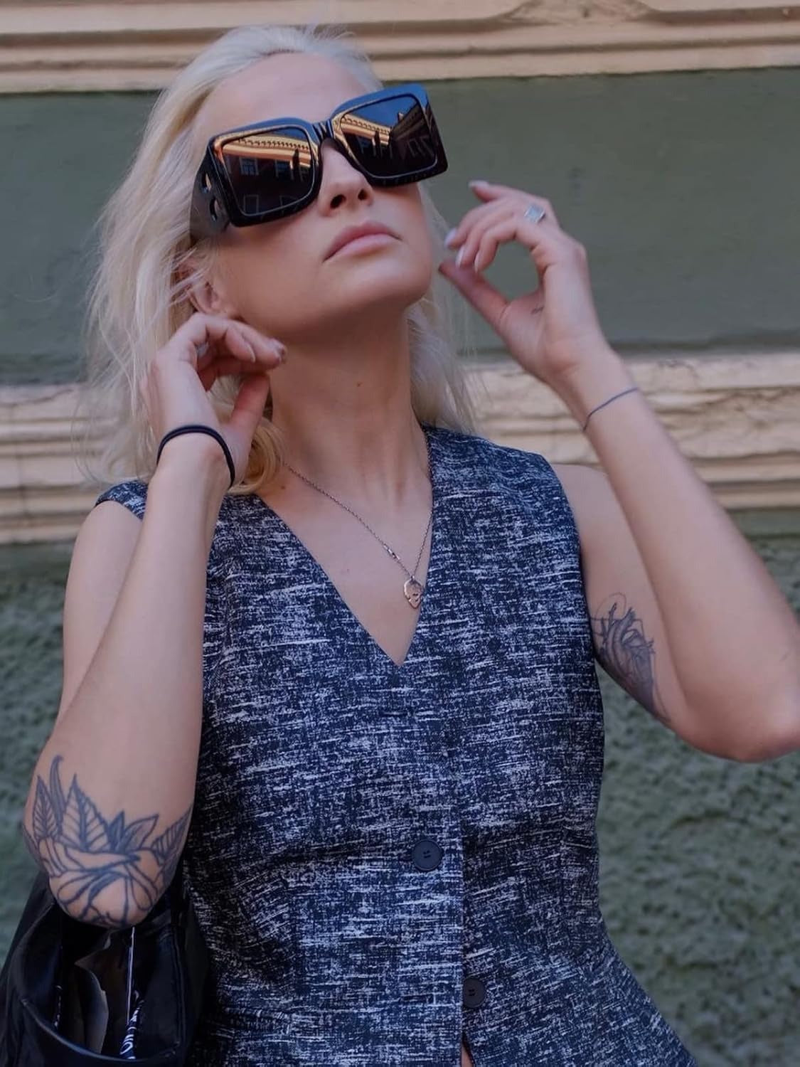 Oversized Square Designer Sun Glasses S4506 Oversized Square Designer Sun Glasses S4506