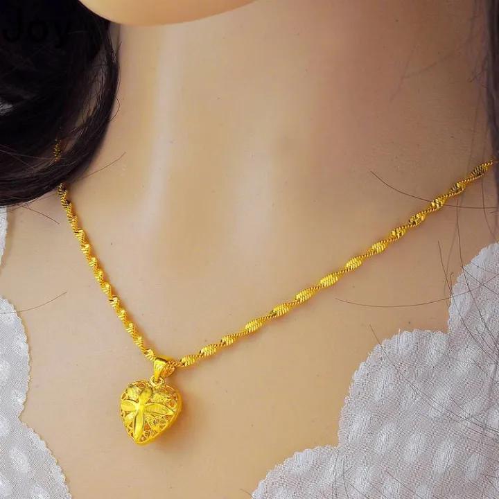 Gold Pawnable Gold Original Necklace for Women S4851270 - Tuzzut.com Qatar Online Shopping