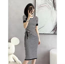 Women's Short Sleeve O-Neck Casual Dress   467765 - TUZZUT Qatar Online Shopping