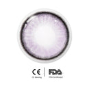 Unibling  Iceland Violet Contact Lenses for Eyes (1 Pair) - TUZZUT Qatar Online Shopping