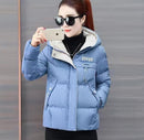 Winter Jacket Women Hooded Warm Outwear    B70602125 - TUZZUT Qatar Online Shopping