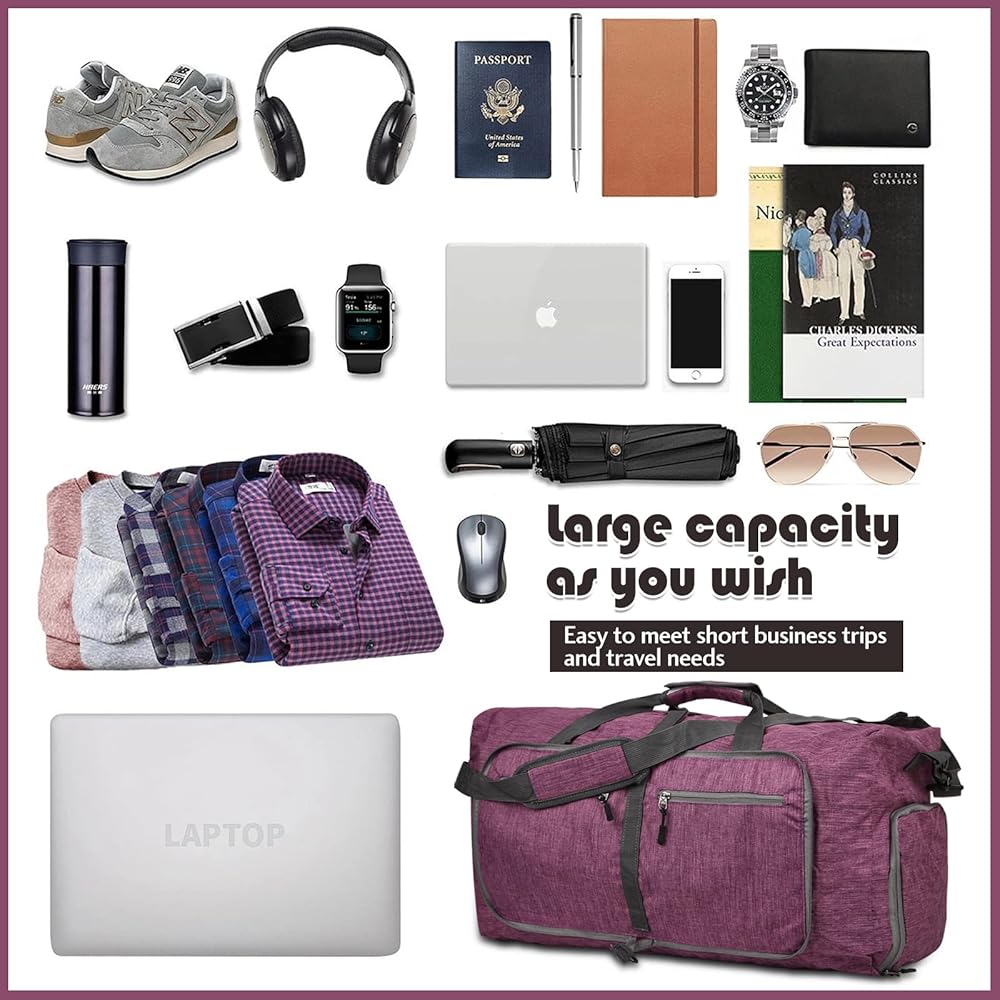 Travel Duffle 65L Foldable Bag B-254640 Travel Duffle 65L Foldable Bag B-254640