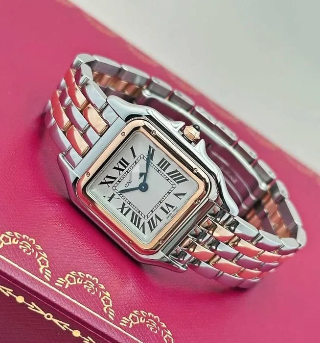 Panther Rose Gold Steel Watch CR101 - TUZZUT Qatar Online Shopping