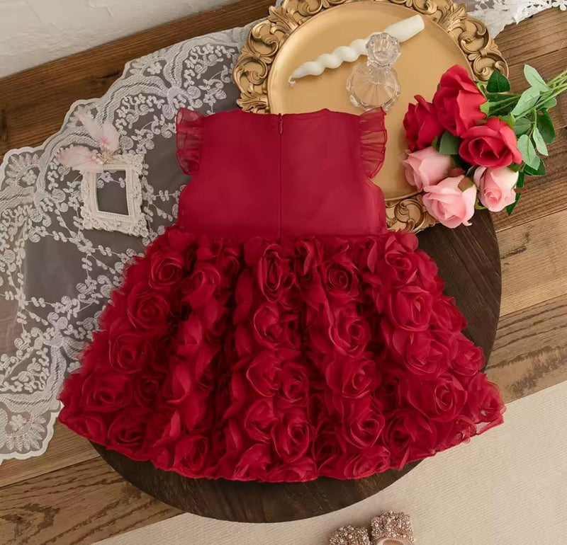 Baby Girl Princess Sleeveless Dress   B-57410 - TUZZUT Qatar Online Shopping