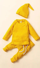 Autumn Winter Newborn Baby 3pcs Clothing sets Long Sleeve Yarn Knitted Sweater Pants Hats Baby Girls and Boys Clothes 19986916 - Tuzzut.com Qatar Online Shopping