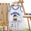 Kids Cartoon Sleeveless 2PCS Clothes Set 1566465 - TUZZUT Qatar Online Shopping