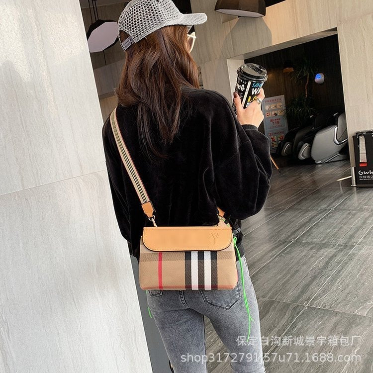 Women's  trendy, fashionable, versatile, one-shoulder, cross-body, casual, Korean style bag  B-73272