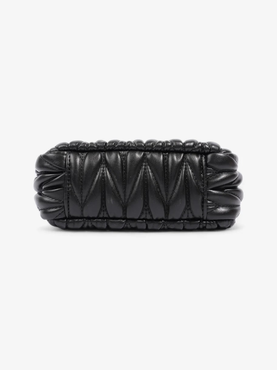 Hobo Bag Black Matelasse Leather B2003 Hobo Bag Black Matelasse Leather B2003