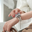 High Quality Double Row Pearl and Diamond Watch For Women B-248448 - TUZZUT Qatar Online Shopping