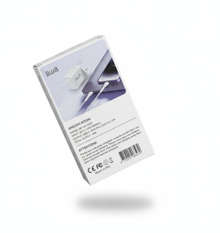 Liwa Fast Charger PD 25W LW-HC20 (USB C Charger) Liwa Fast Charger PD 25W LW-HC20 (USB C Charger)