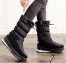 Women's Faux Fur Ankle Boots Chunky Platform Waterproof Snow Boots 246810  (38,41) - TUZZUT Qatar Online Shopping