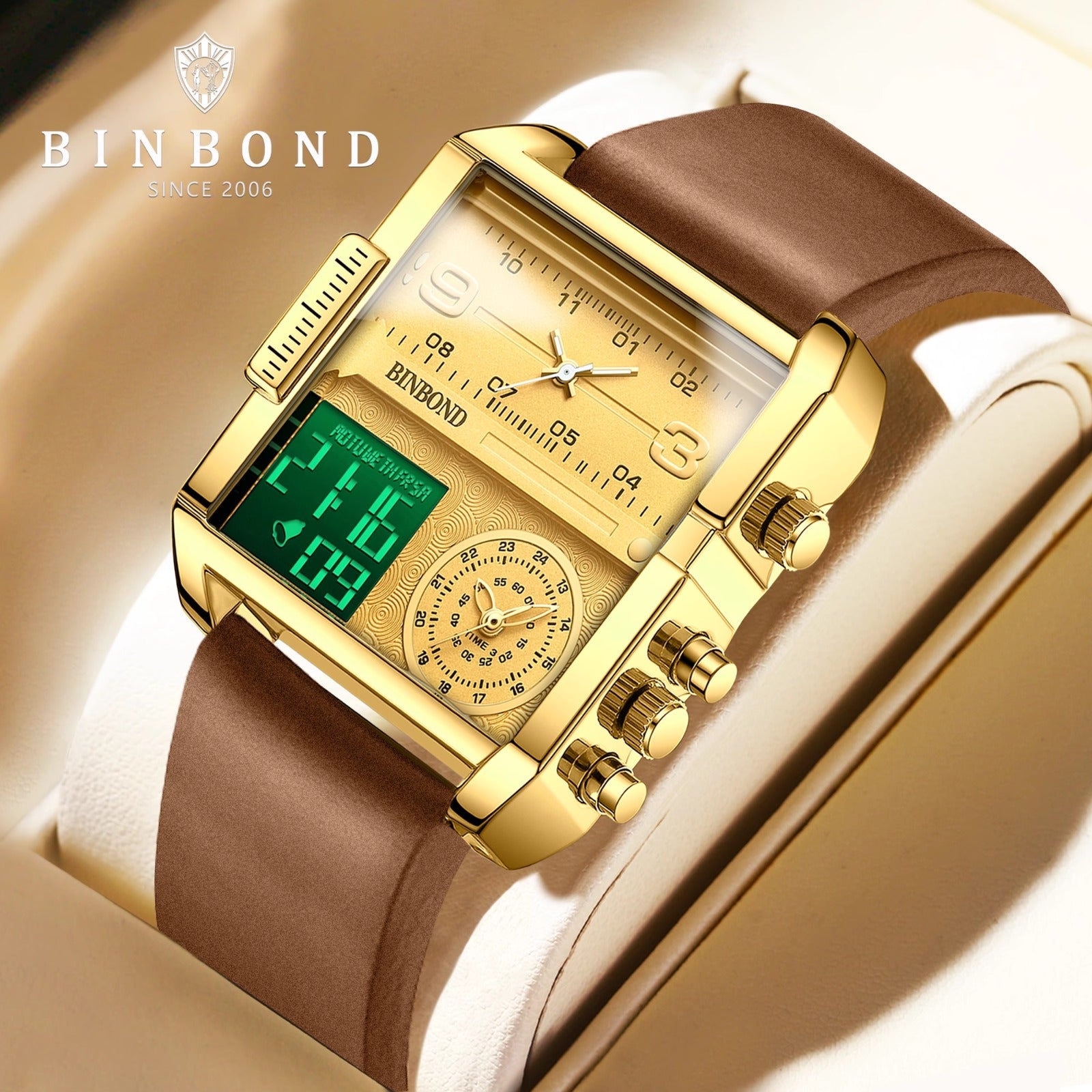 BINBOND Multifunctional Men's Watch BND3332 BINBOND Multifunctional Men's Watch BND3332