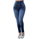 High Waist Butt Lifting Skinny Jeans - Shape wear Pantalones  S1243776 - TUZZUT Qatar Online Shopping