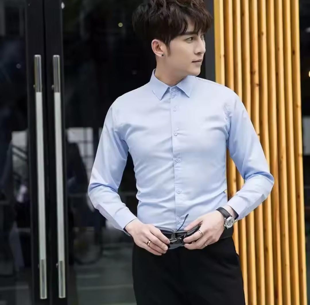 Men's Warm Long Sleeve Slim Fit Shirt C1-7 Men's Warm Long Sleeve Slim Fit Shirt C1-7