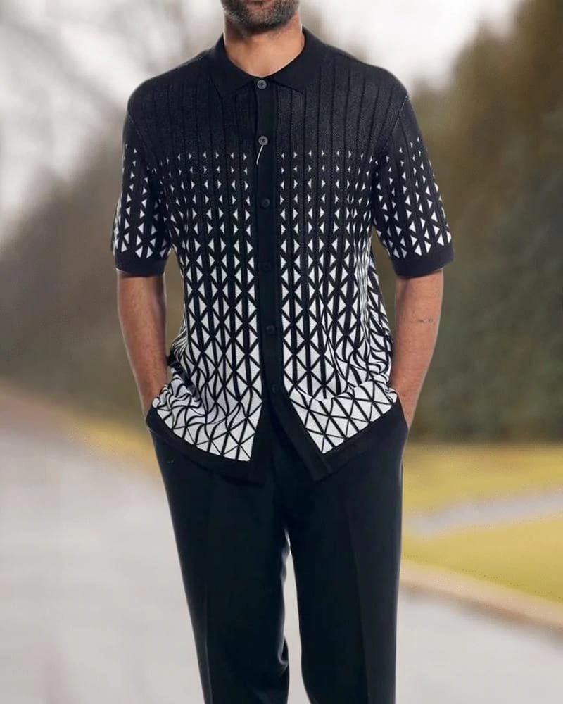 New Summer Outdoor Party Casual Shirt Pants 2-Piece Men's Fashion Harajuku Retro Print Men's Top + Pants A0073 New Summer Outdoor Party Casual Shirt Pants 2-Piece Men's Fashion Harajuku Retro Print Men's Top + Pants A0073