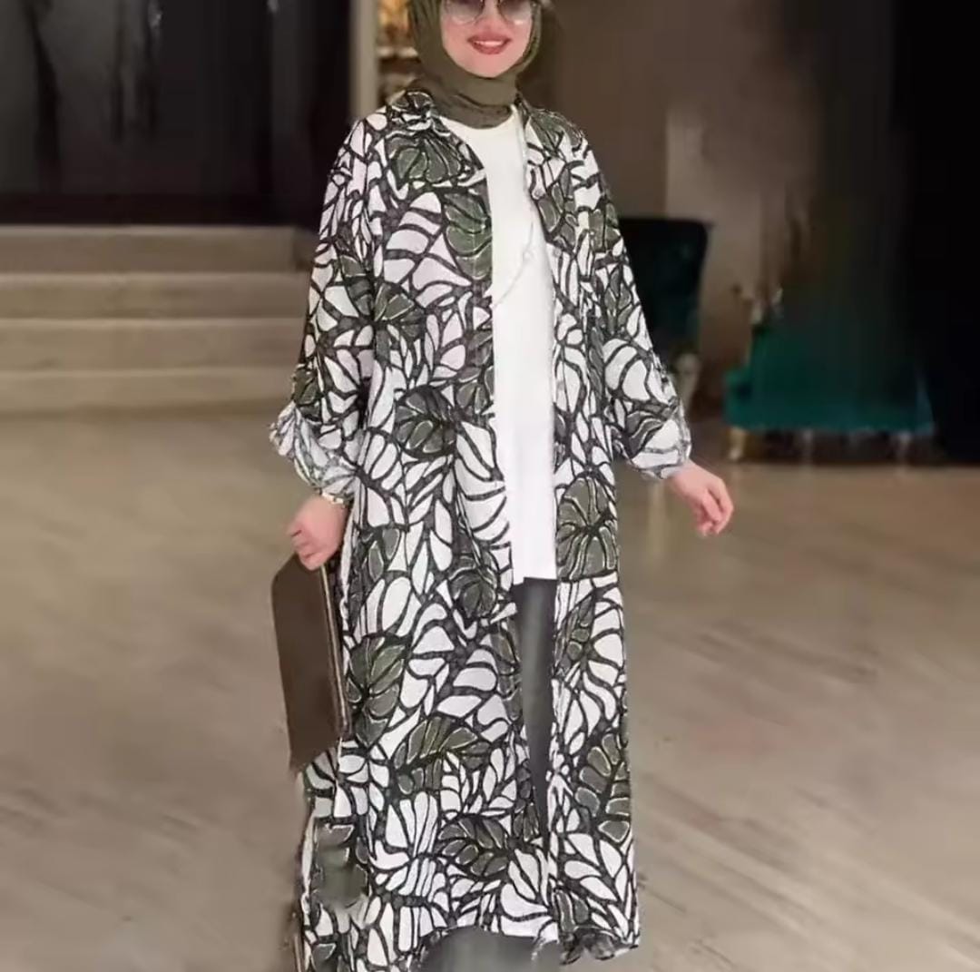Women's Fashionable Summer Print Long Sleeve Dress B-974103 Women's Fashionable Summer Print Long Sleeve Dress B-974103