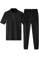 Men Shorts Set Summer Tracksuit Men Fashion Clothing Loose Fit Sweatsuit    S3984346 - TUZZUT Qatar Online Shopping
