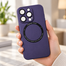 Iphone 14pro Premium Ultra-Thin Magnetic Phone Case – Metallic Purple MF 1983