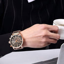 CURREN Leather Wrist Watch For Men W1640 - TUZZUT Qatar Online Shopping