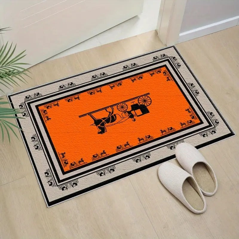 Traditional Holiday Design Doormat 489606 - TUZZUT Qatar Online Shopping