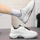 Thick Soled Height Boosting Athletic White Shoes 686 - TUZZUT Qatar Online Shopping