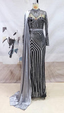 Women's Long Sleeve Evening Party Dresses    B49137 - TUZZUT Qatar Online Shopping