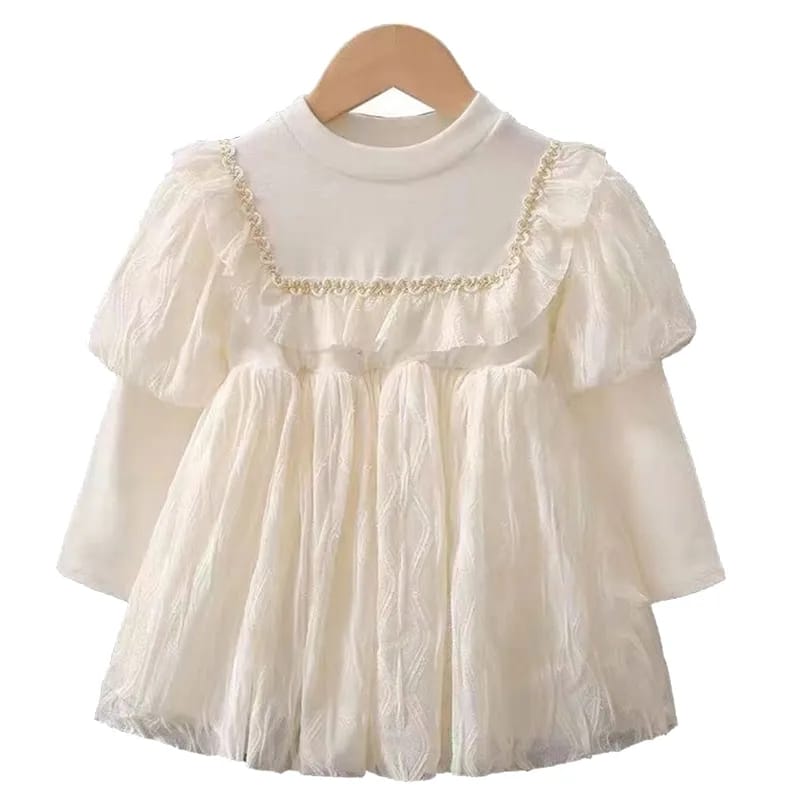 Baby Spring And Autumn Clothes New Fashion Princess Dresses Net Yarn Long Sleeve Long Dresses Girls Dresses For Children S4277368 - Tuzzut.com Qatar Online Shopping