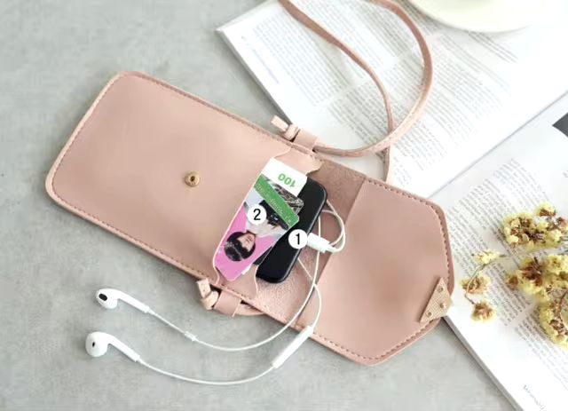 Simple New Hasp Cross Light Shoulder Bags Smartphone Leather Wallets Simple New Hasp Cross Light Shoulder Bags Smartphone Leather Wallets