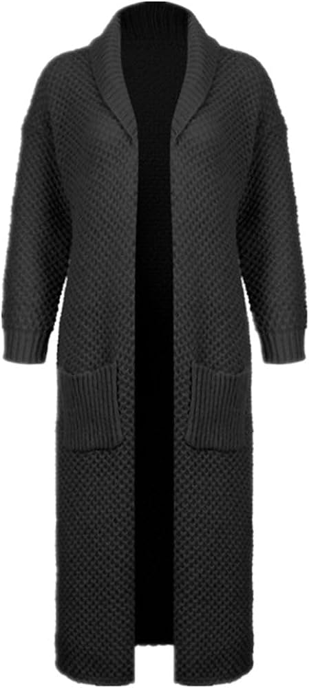 Women Long Cardigan Sweater Loose Knitting Sweater Casual Cardigans Knitted Jackets XL B-43689 - Tuzzut.com Qatar Online Shopping