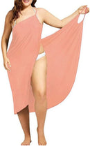 Women Beach Cover Up Wrap Dress Bikini Bathing Suit Beachwear Tunic Sexy Beachwear S3970173 - Tuzzut.com Qatar Online Shopping